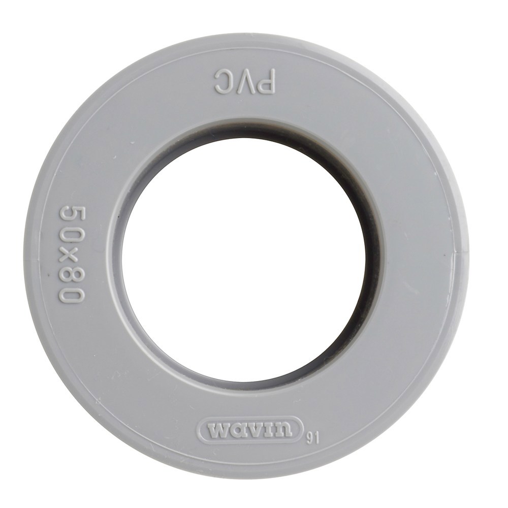 verloopring centrisch pvc grijs rwa-3