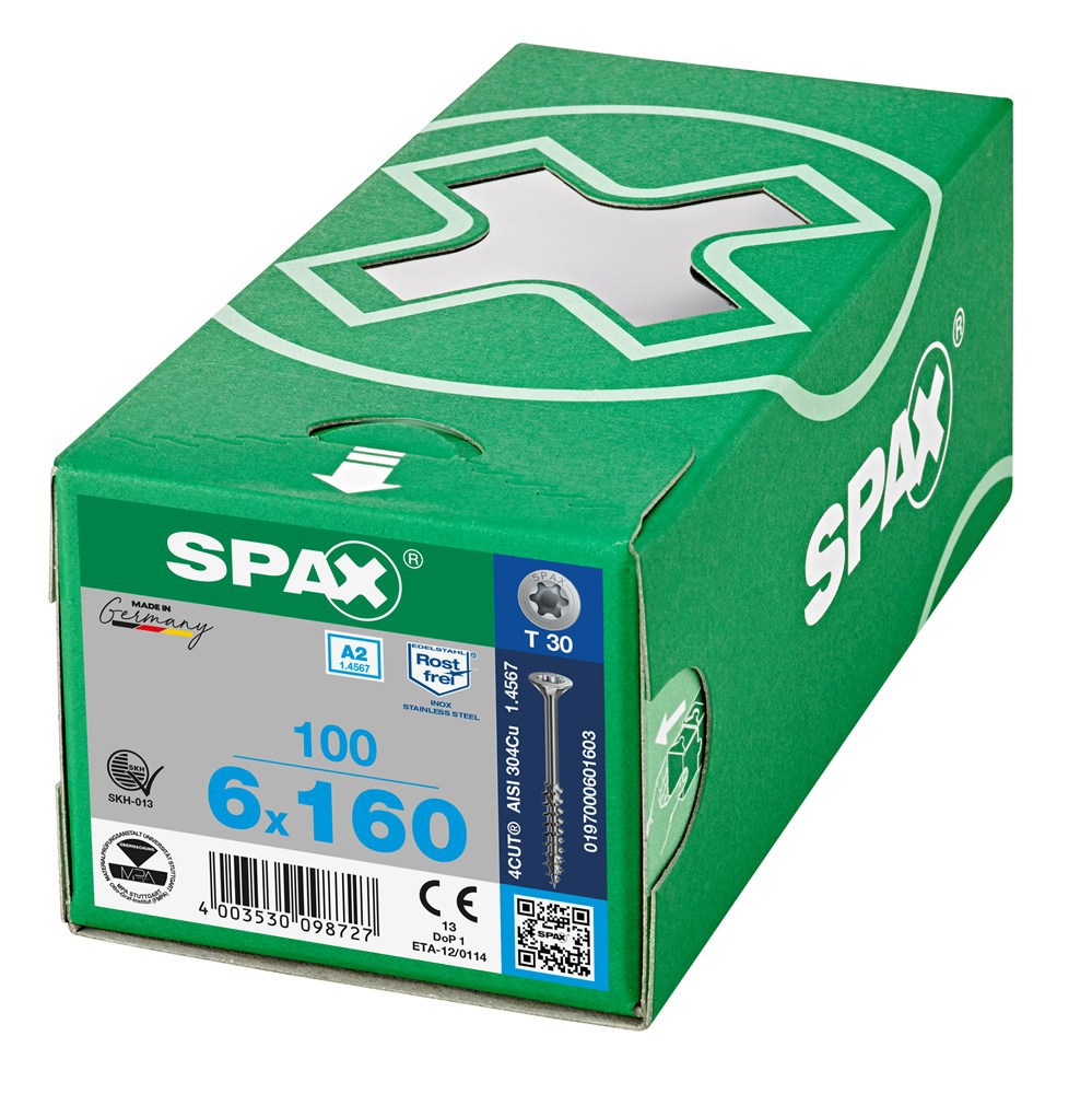 spaanplaatschroef rvs a2 spax-6