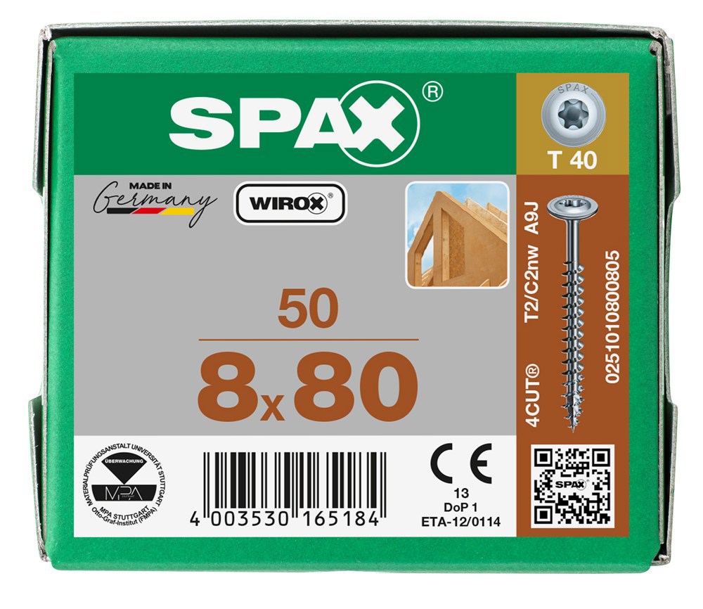 tellerkopschroef wirox spax-7