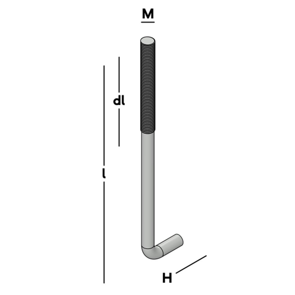 muurplaatanker met haak elvz-3