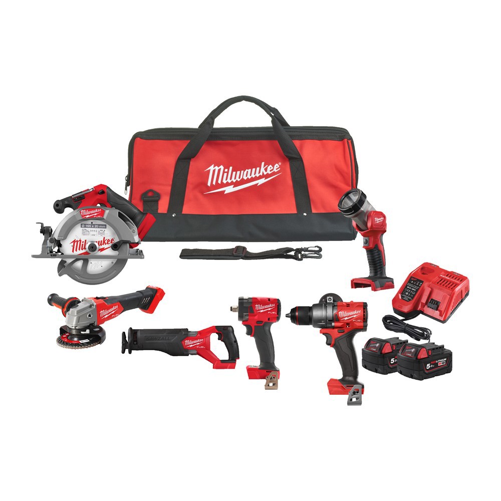 accu combiset milwaukee 5.0Ah/18.0V