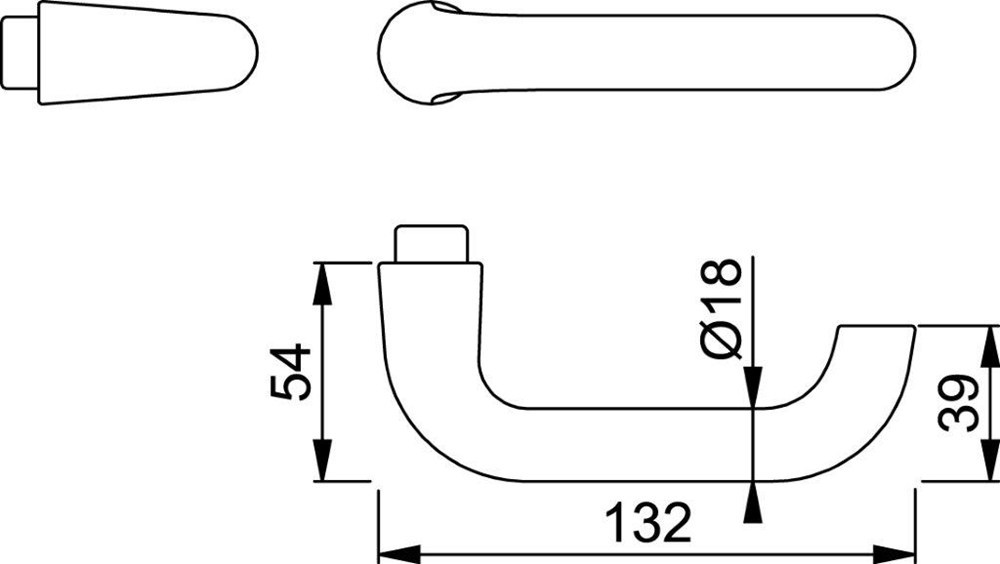 deurkruk aluminium f1 hoppe-3