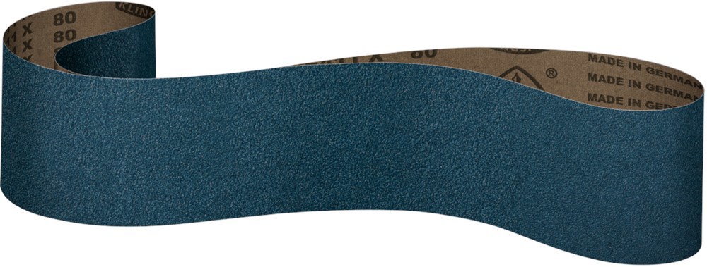 schuurband linnen blauw klingspor