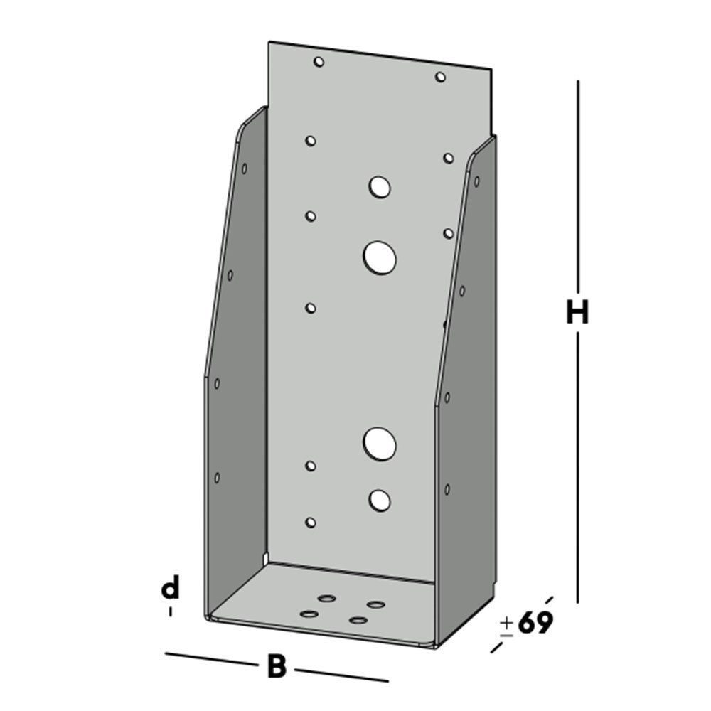 balkdrager gbs zonder lip sv-3