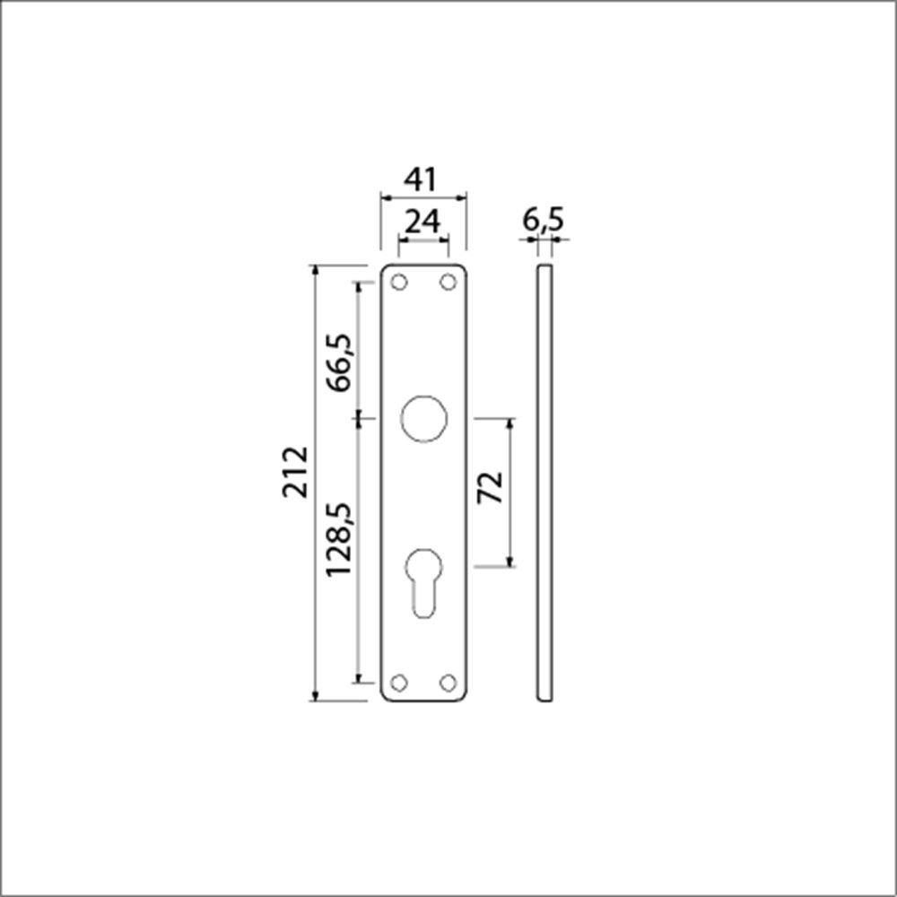 langschild aluminium f1 ami-3