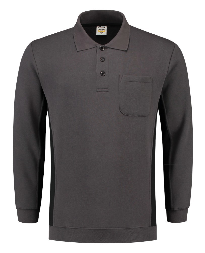 polosweater bicolor borstzak tricorp-3