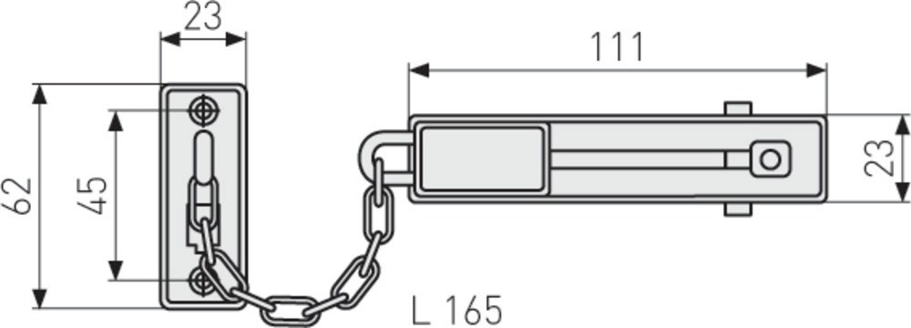 deurketting vernikkeld abus-5
