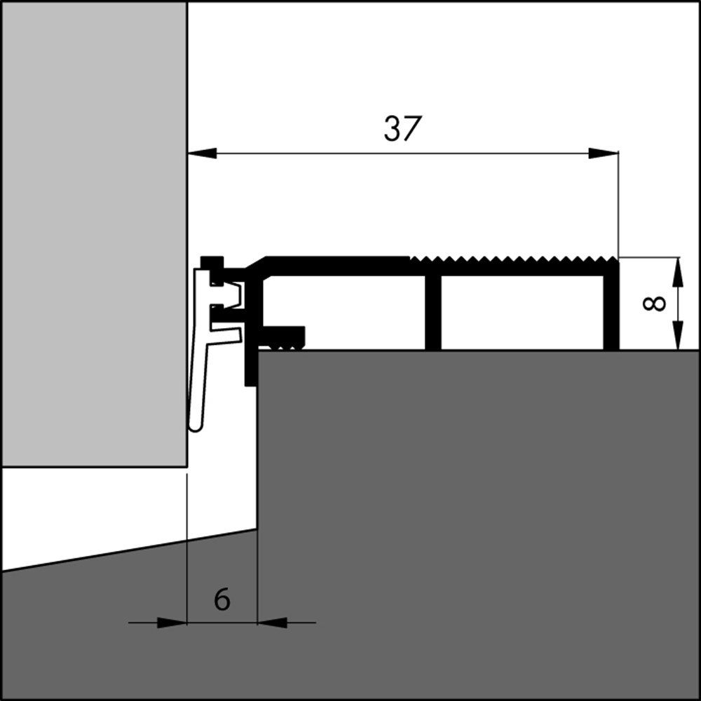 slijtdorpelstrip aluminium ellen met lip-4