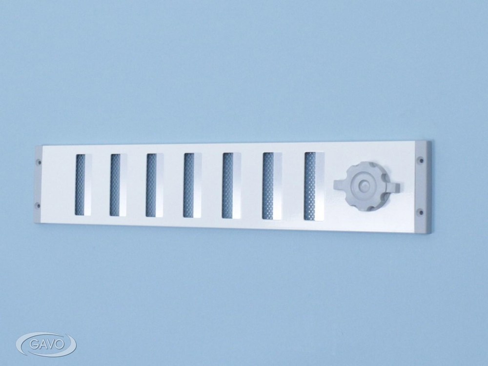 schuifrooster aluminium wit gavo