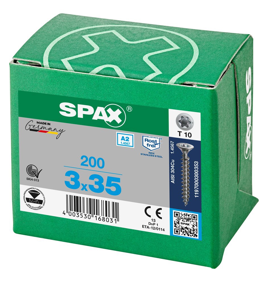 spaanplaatschroef rvs a2 spax-6
