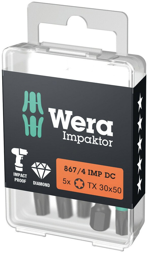 schroefbit lang torx wera impaktor-3