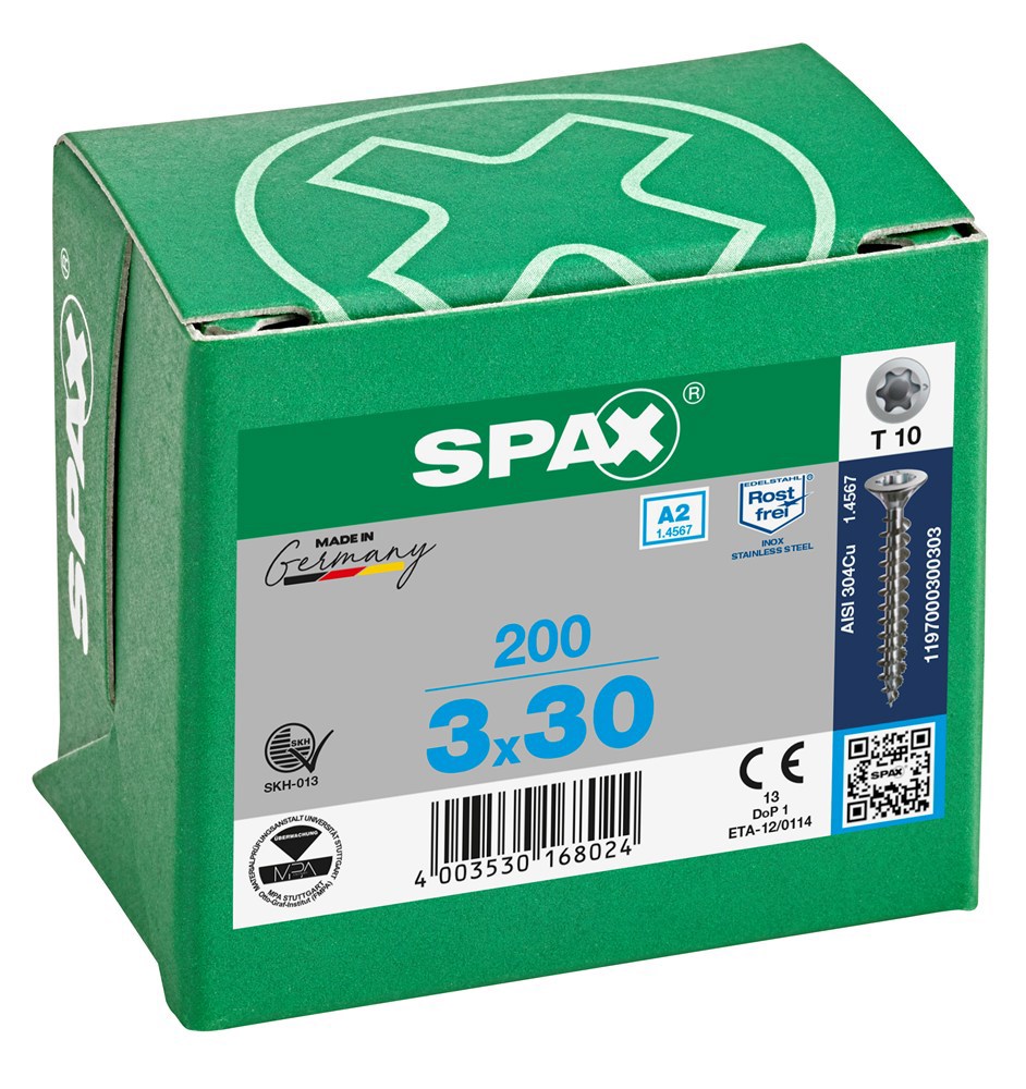 spaanplaatschroef rvs a2 spax-5