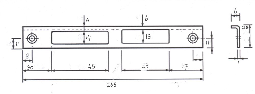 sluitplaat rvs polynorm