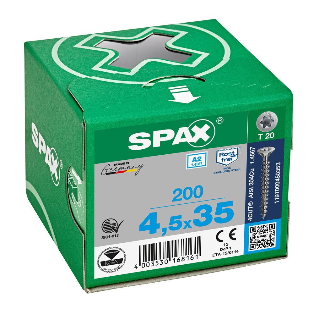 spaanplaatschroef rvs a2 spax-5