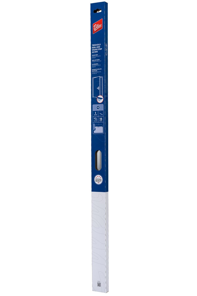 slijtdorpelstrip aluminium ellen met lip