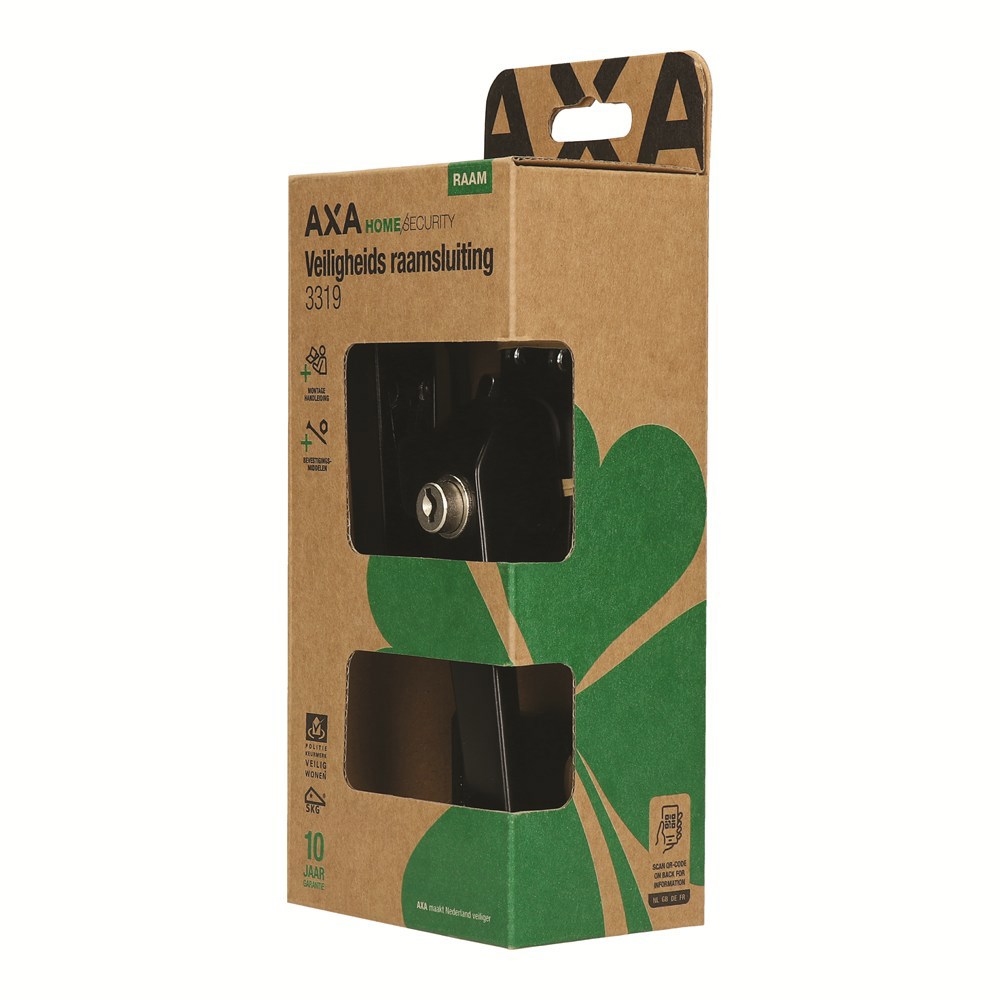 raamsluiting aluminium zwart axa-4