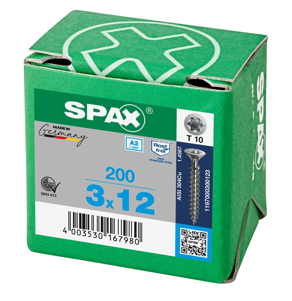 spaanplaatschroef rvs a2 spax-6