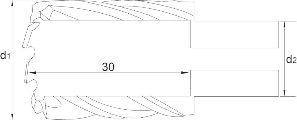 kernboor hss weldon phantom-3