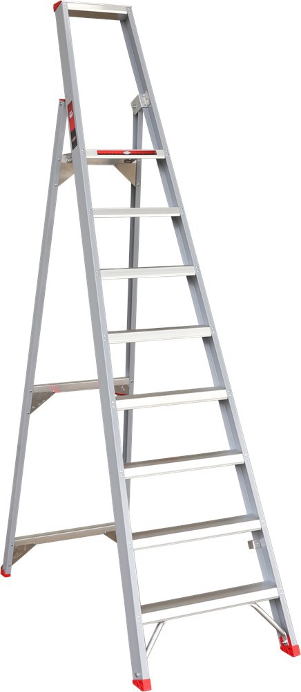 plateautrap aluminium ongecoat kelfort