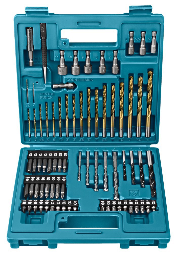 boor-/schroefbitset makita