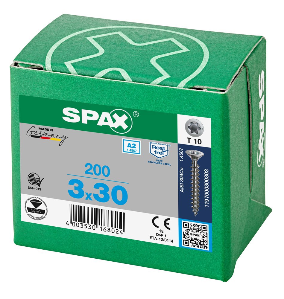 spaanplaatschroef rvs a2 spax-6