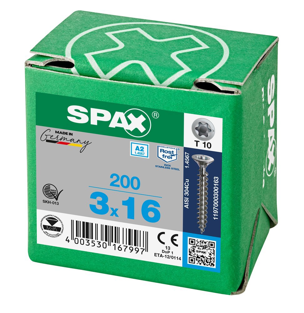spaanplaatschroef rvs a2 spax-6