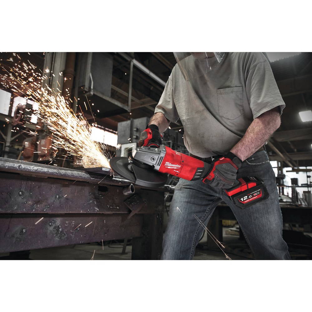 accu haakse slijper milwaukee 230mm-12
