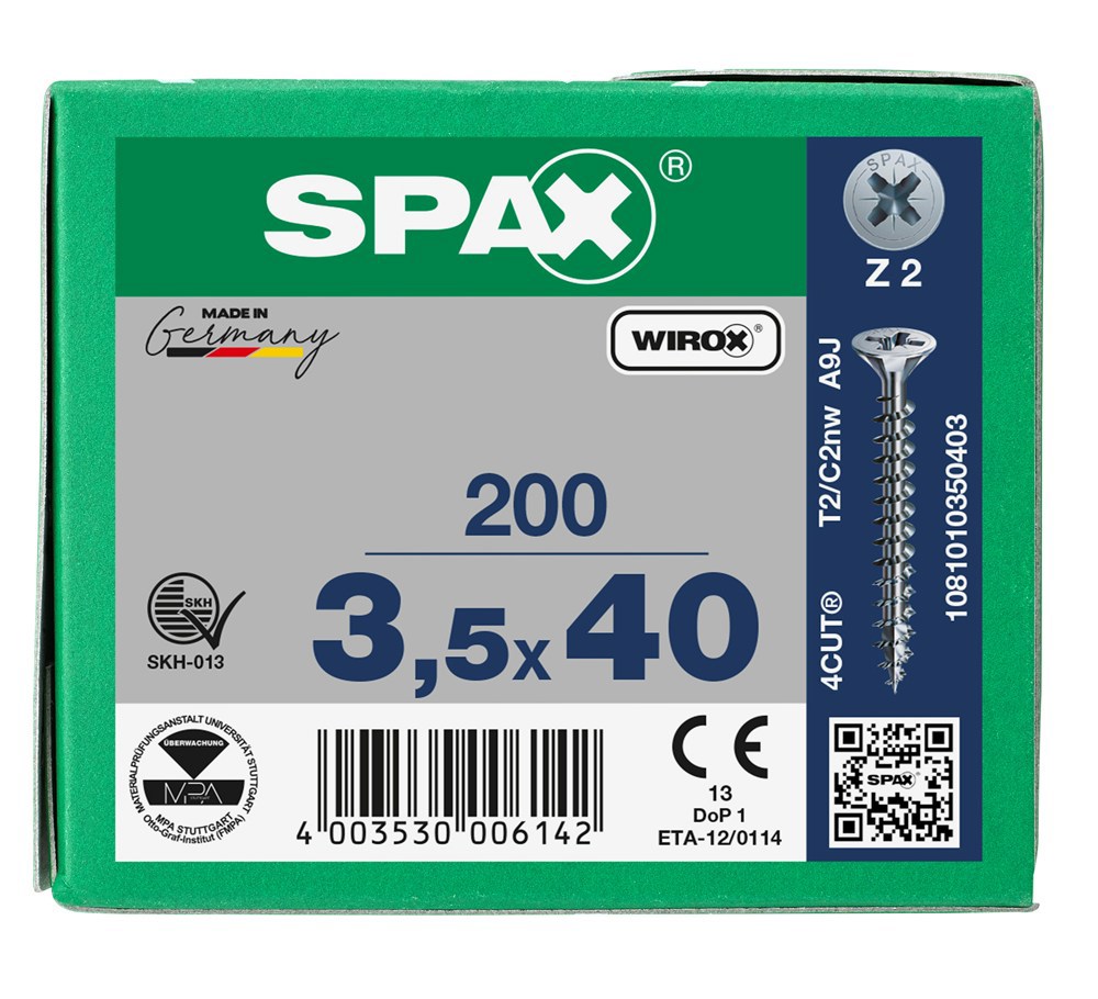 spaanplaatschroef wirox spax-7