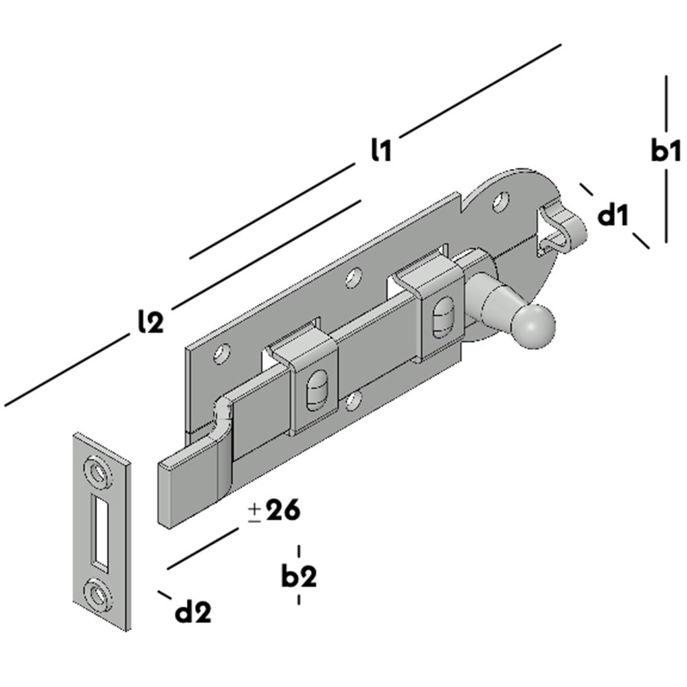 rolschuif met bocht elvz-3