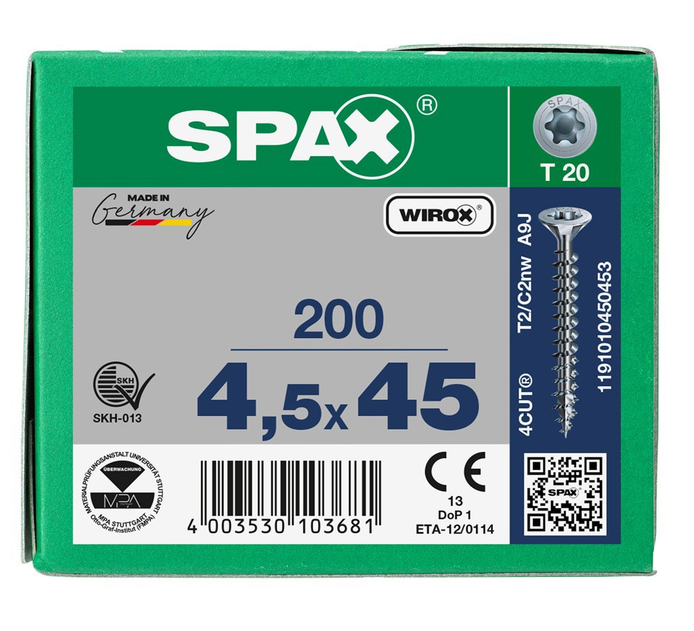 spaanplaatschroef wirox spax-7