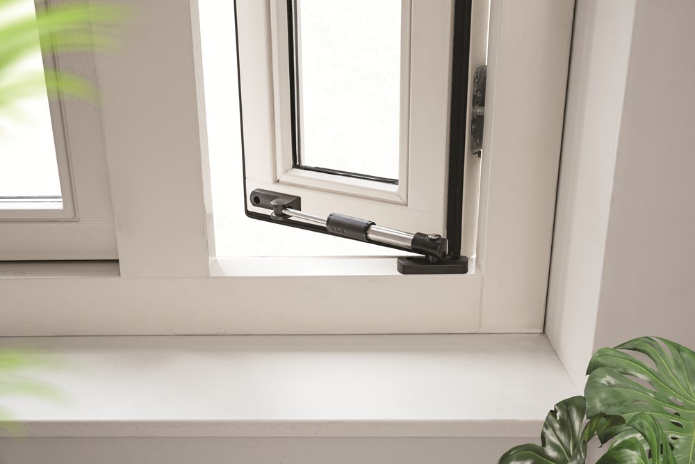 telescoop uitzetter rvs/zwart axa-6