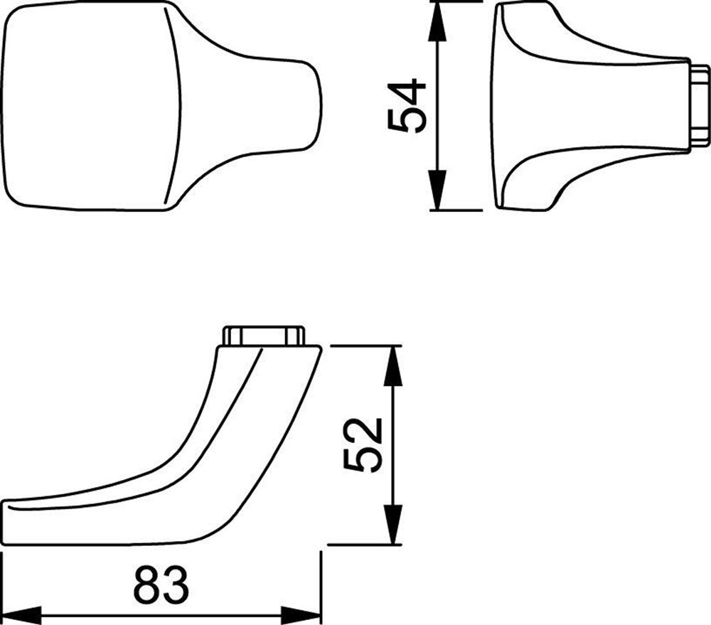 voordeurknop aluminium f1 hoppe-3