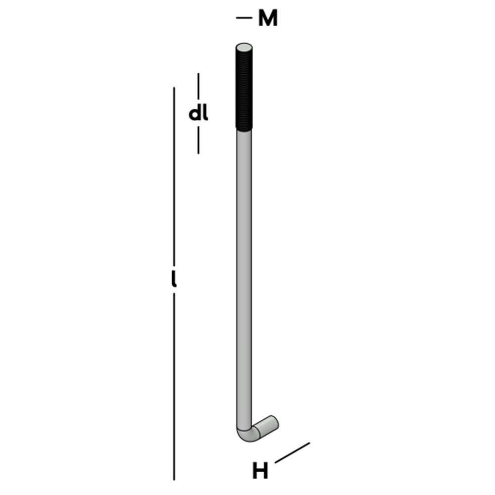 muurplaatanker met haak elvz-3
