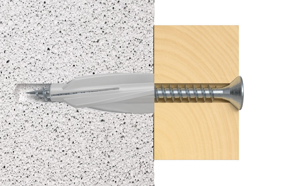gasbetonplug nylon fischer-8