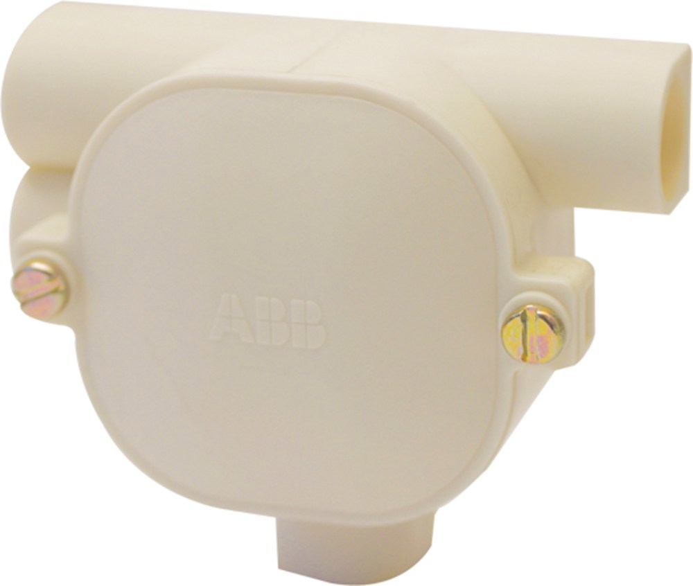 lasdoos top-T-doos dubbel pvc abb