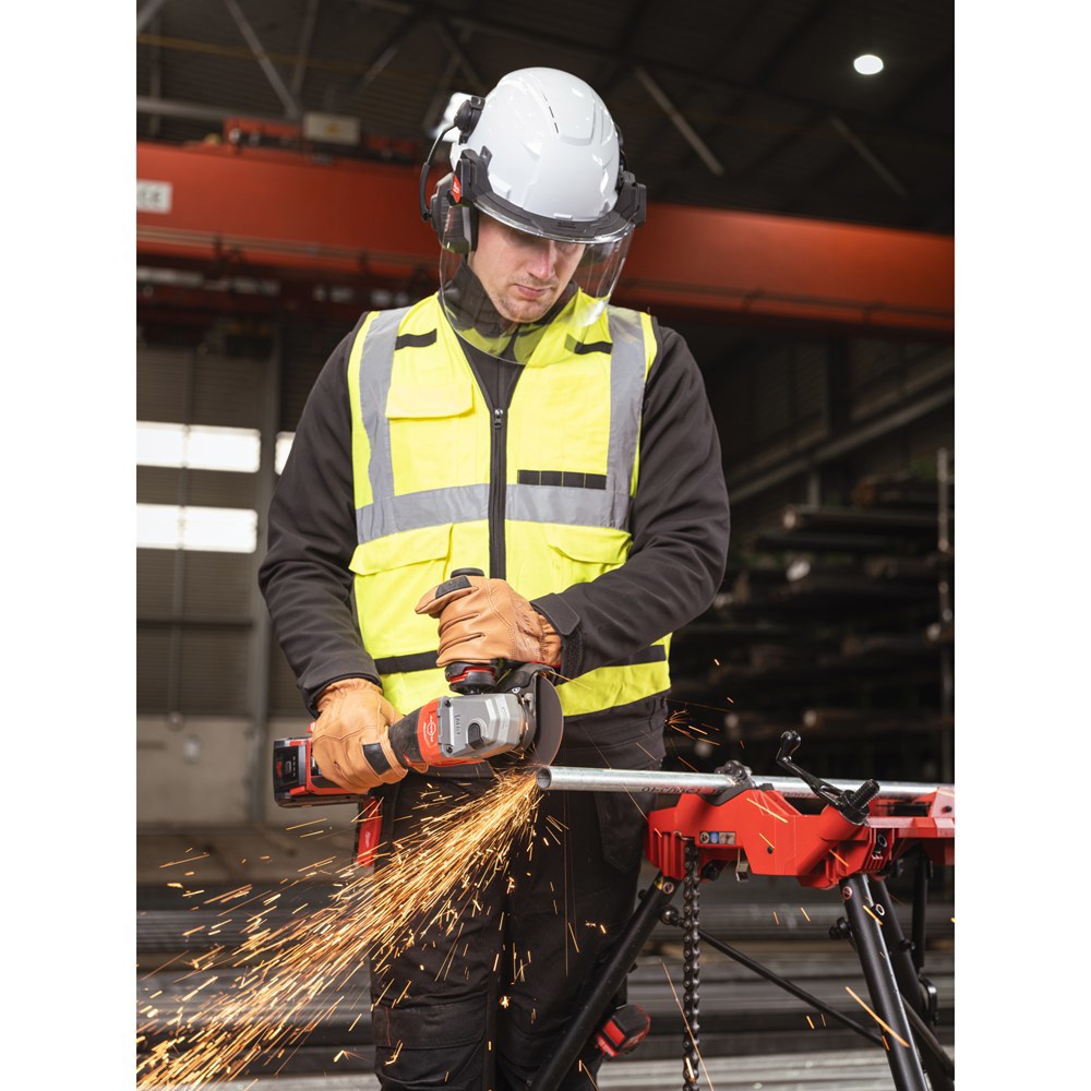 accu haakse slijper milwaukee 125mm-10