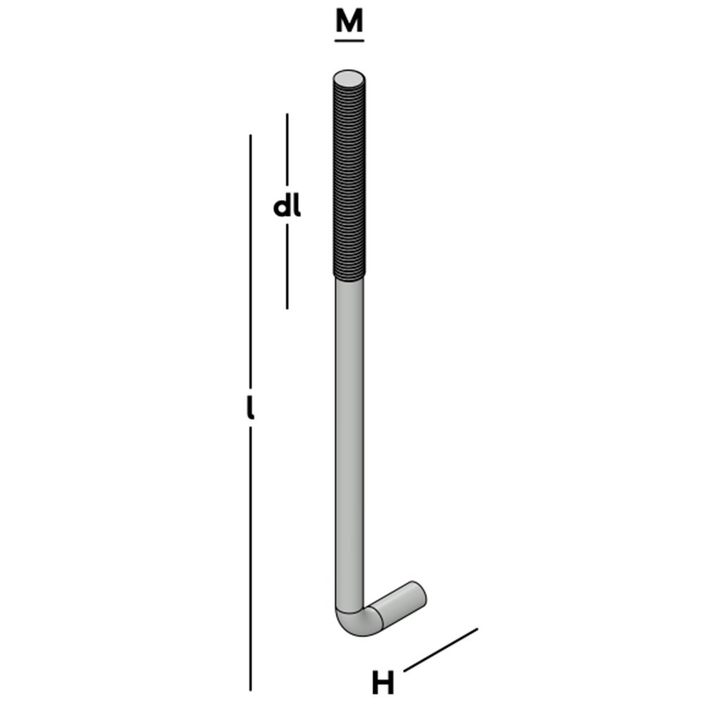 muurplaatanker met haak elvz-3