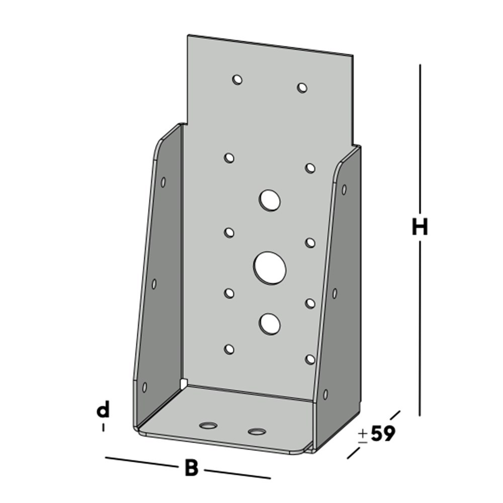 balkdrager gbs zonder lip sv-3