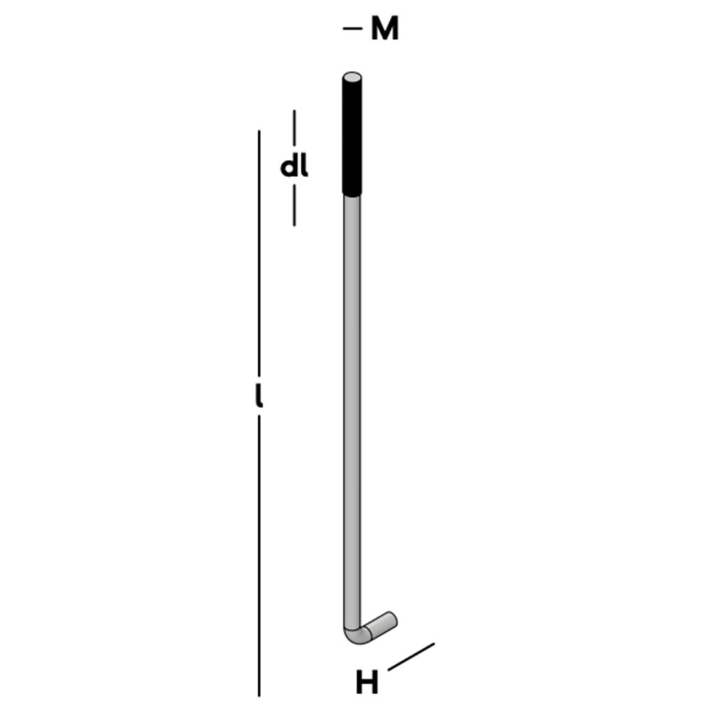muurplaatanker met haak elvz-3