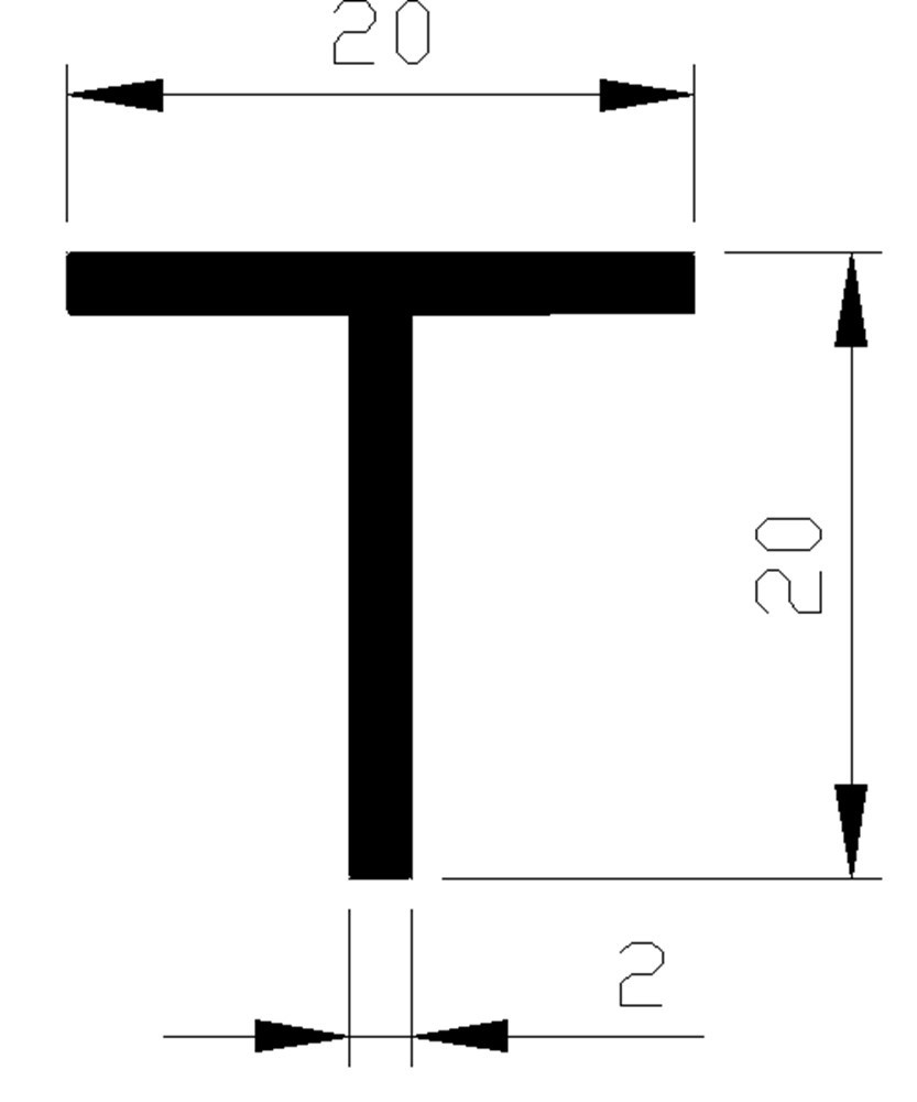T-profiel aluminium brute-3