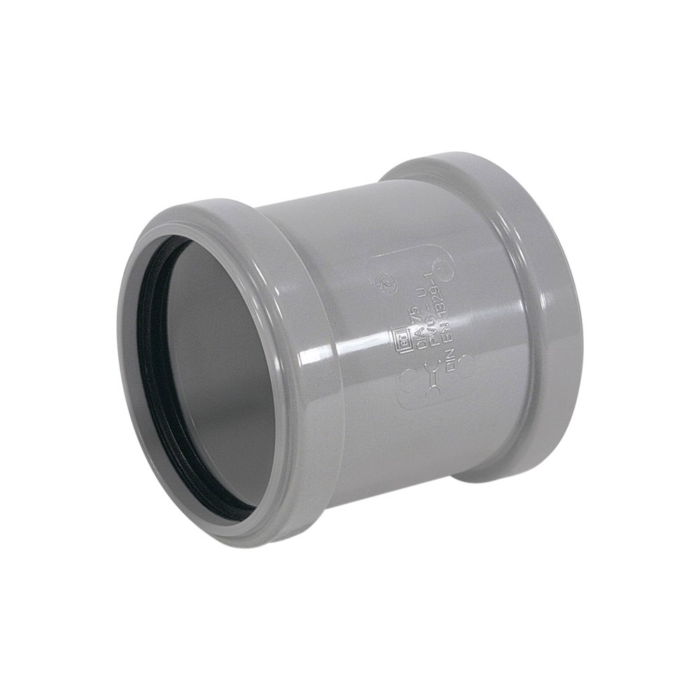 overschuifmof pvc grijs rwa