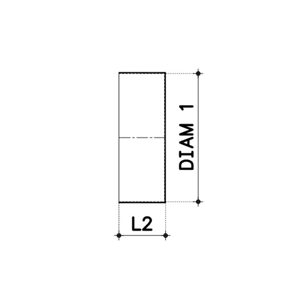 lijmkap pvc grijs rwa-4
