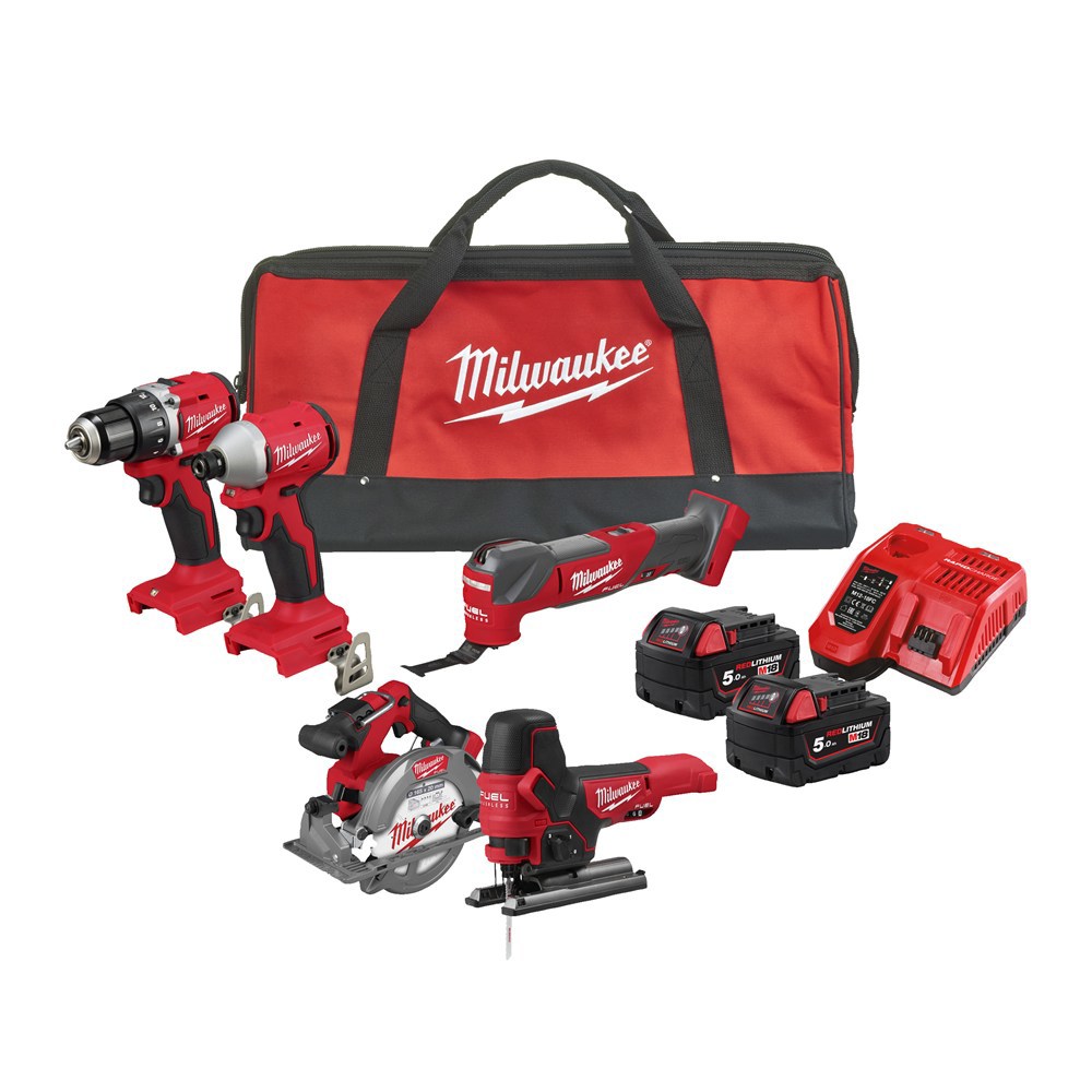 accu combiset milwaukee 5.0Ah/18.0V
