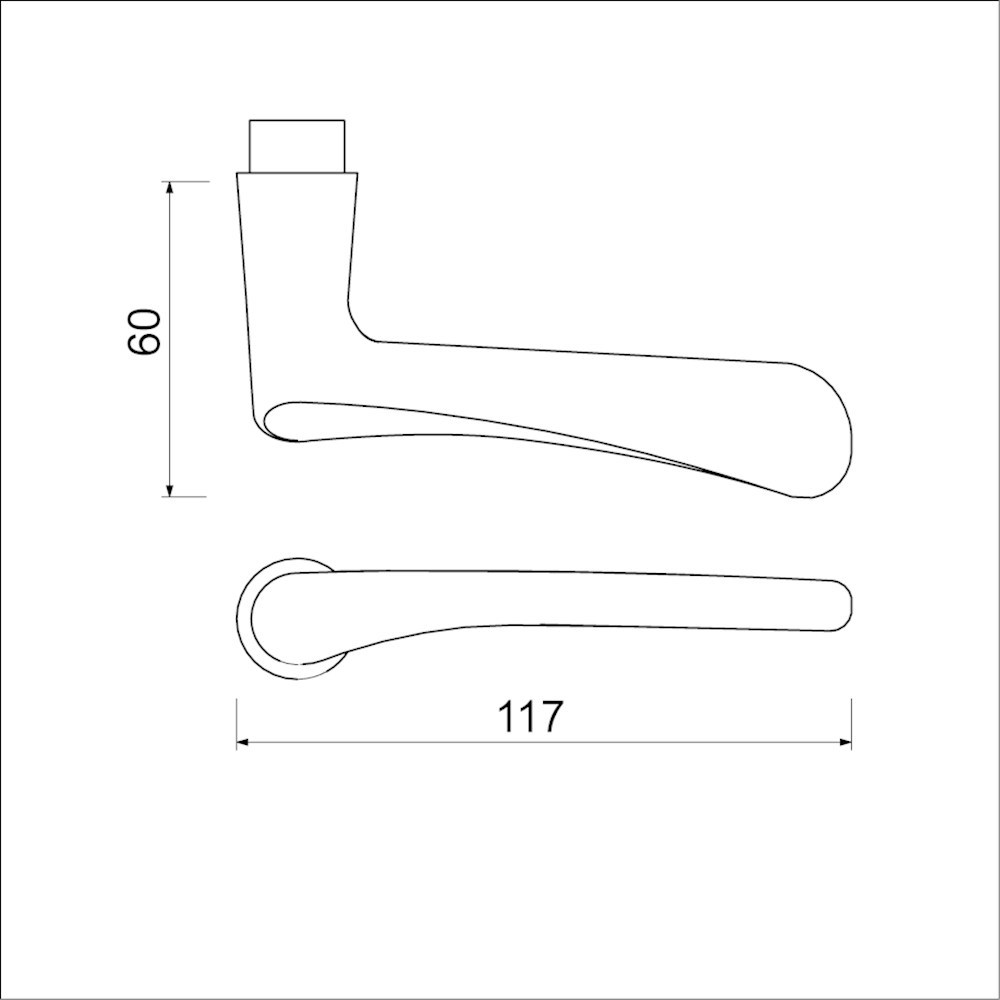 deurkruk aluminium f1 ami-3