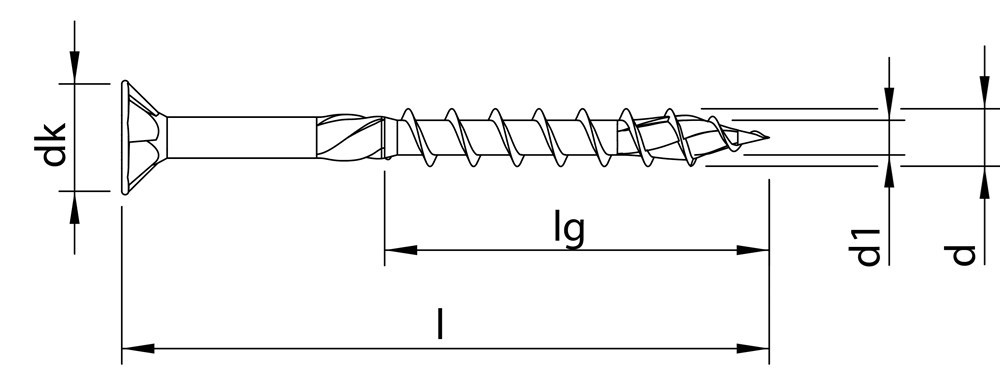 spaanplaatschroef verzinkt heco-3