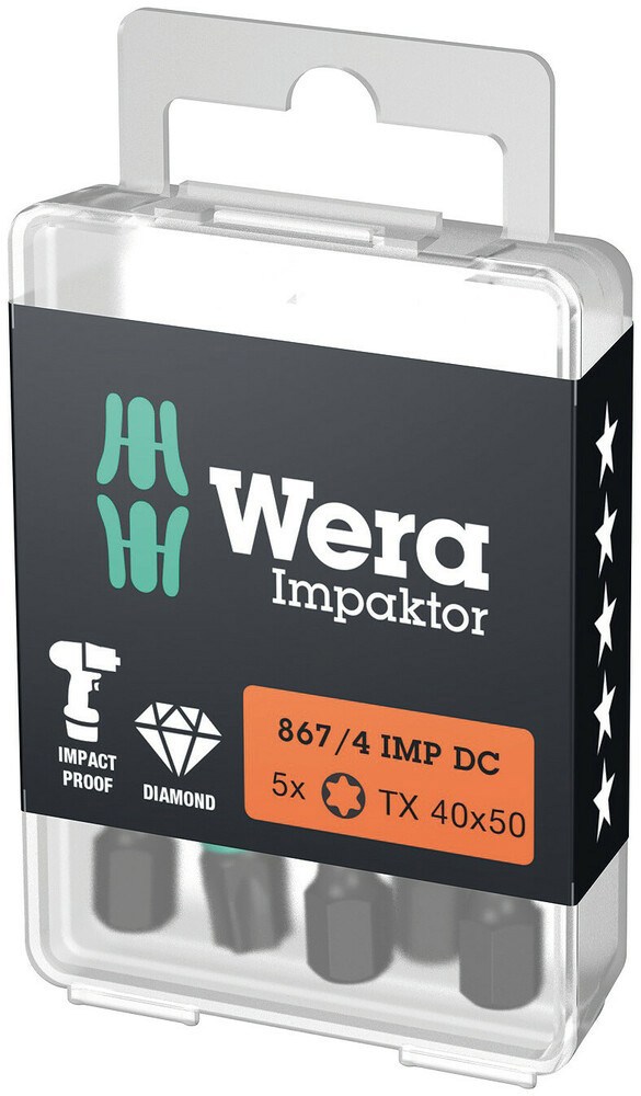 schroefbit lang torx wera impaktor-3