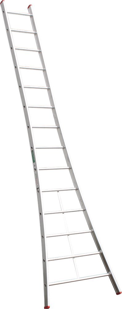 ladder enkel aluminium ongecoat kelfort