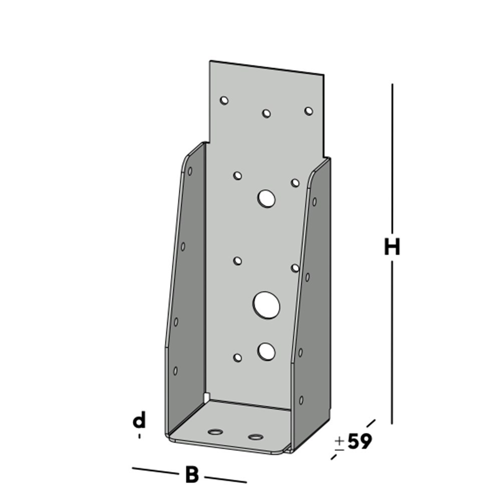 balkdrager gbs zonder lip sv-3