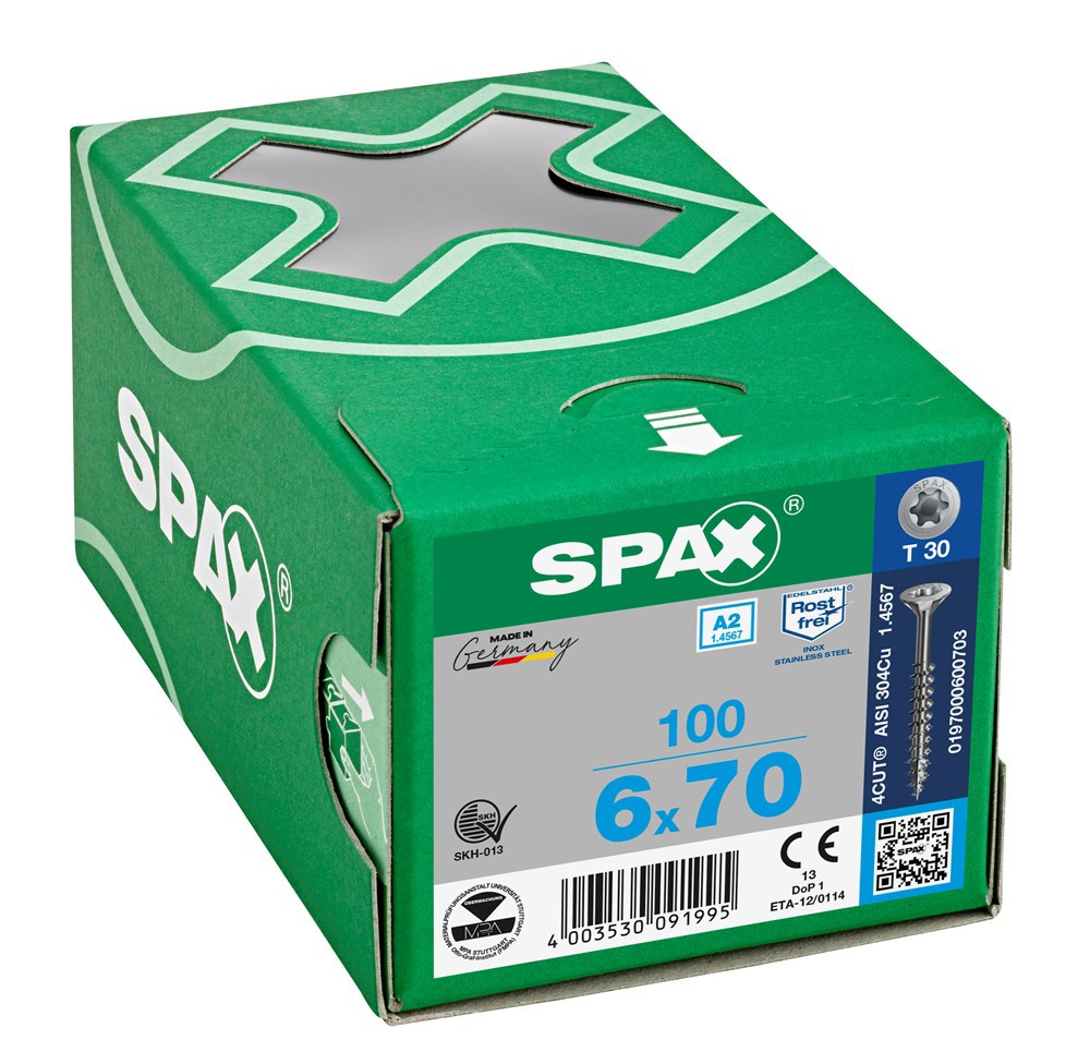spaanplaatschroef rvs a2 spax-5