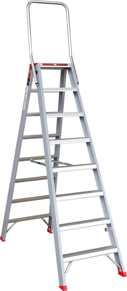 dubbele trap aluminum ongecoat kelfort-3